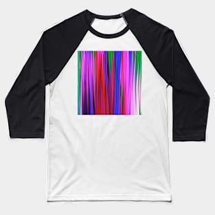 Colorful Rain Abstract Baseball T-Shirt